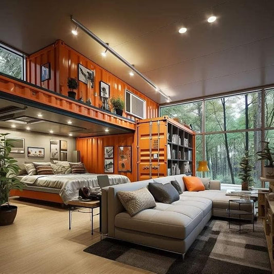 Tiny Home 2 Story 20x30ft Foldable Prefab House 1 Kitchen, 1 Bathroom, 3 Rooms, 2 Living - Tiny Homes Outlet