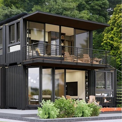 Tiny Home 2 Story 20x30ft Foldable Prefab House 1 Kitchen, 1 Bathroom, 3 Rooms, 2 Living - Tiny Homes Outlet