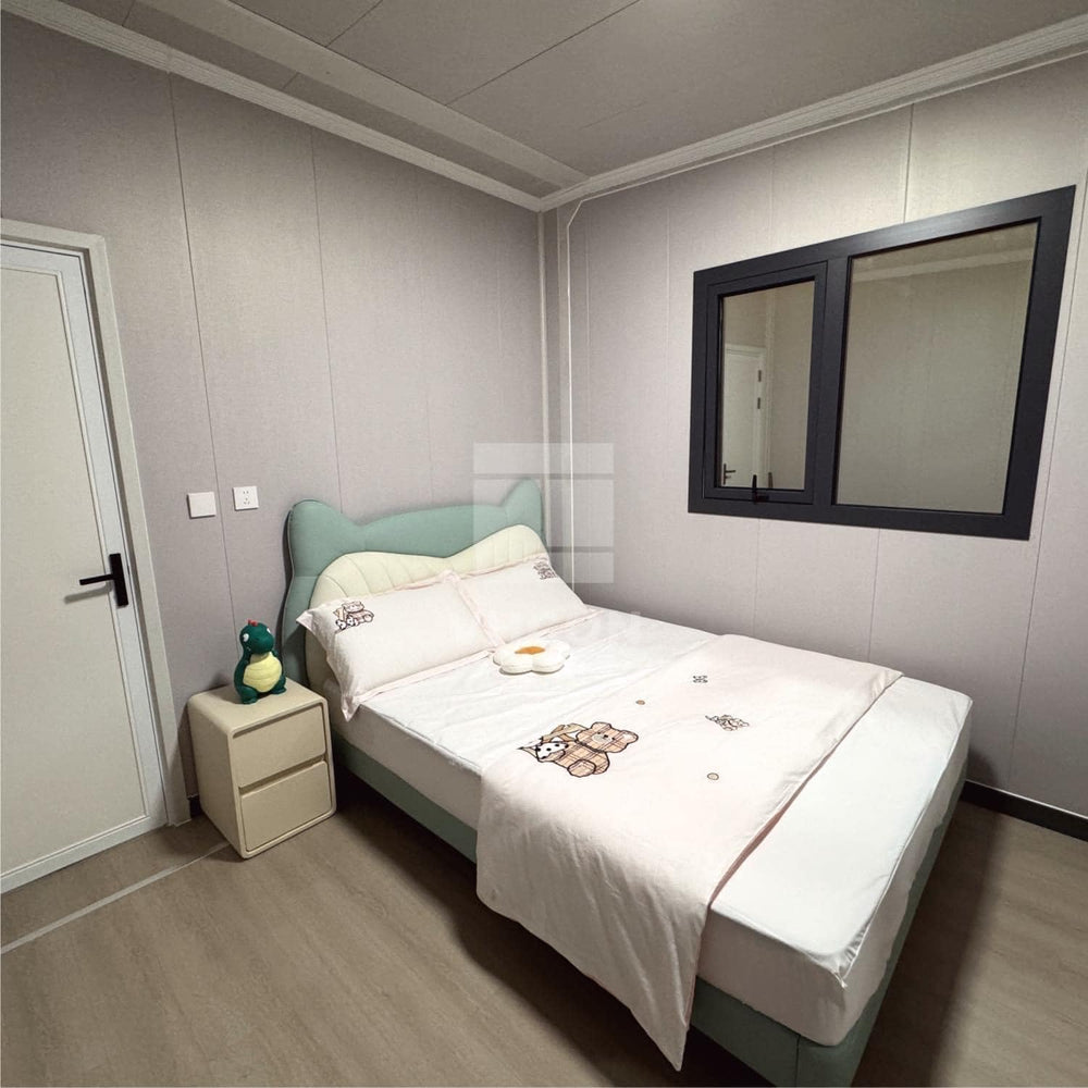 Tiny Home 20x20ft Foldable Prefab House 1 Kitchen, 1 Bathroom, 2 Rooms, 1 Living - Tiny Homes Outlet