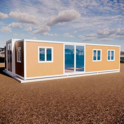 Tiny Home 20x30ft Foldable Prefab House 1 Kitchen, 1 Bathroom, 3 Rooms, 1 Living 800 square feet - Tiny Homes Outlet