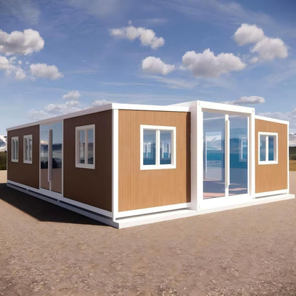 Tiny Home 20x30ft Foldable Prefab House 1 Kitchen, 1 Bathroom, 3 Rooms, 1 Living 800 square feet - Tiny Homes Outlet