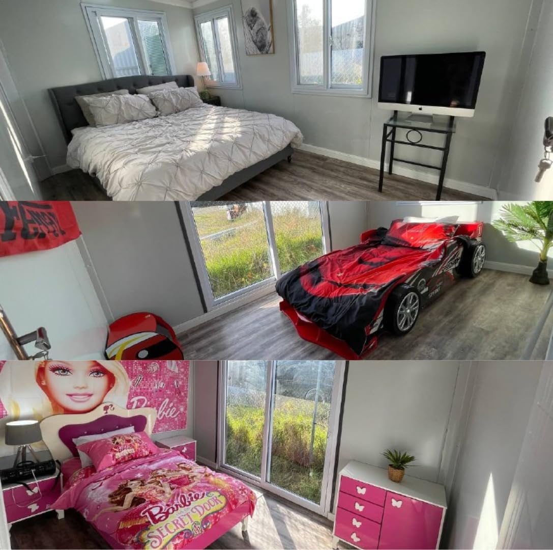 Tiny Home 20x40ft Foldable Prefab House 1 Kitchen, 1 Bathroom, 3 Rooms, 1 Living - Tiny Homes Outlet