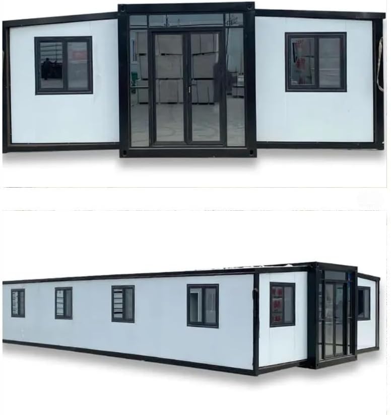 Tiny Home 20x40ft Foldable Prefab House 1 Kitchen, 1 Bathroom, 3 Rooms, 1 Living - Tiny Homes Outlet