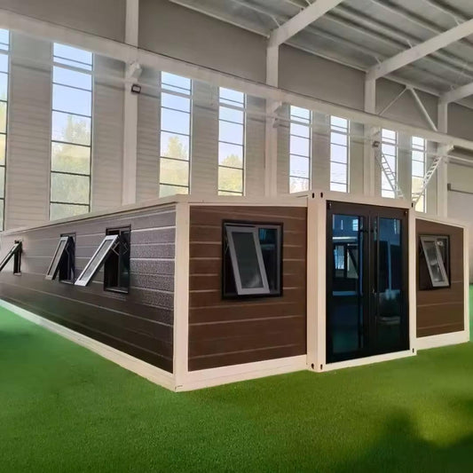 Tiny Home 20x40ft Foldable Prefab House 1 Kitchen, 1 Bathroom, 3 Rooms, 1 Living - Tiny Homes Outlet